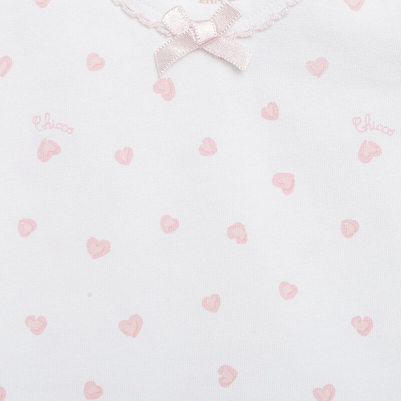 Girls Light Pink Set Of 2 Body Suit image number null